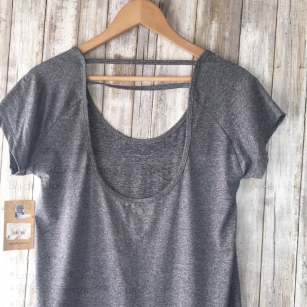 Florida Gators Women’s Small Open Back Top Gray NWT NCAA Game Day Blouse - Picture 5 of 5
